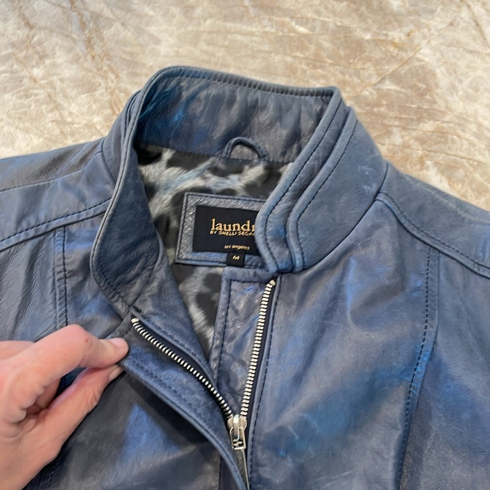 Laundry leather jacket - Picture 3 of 7